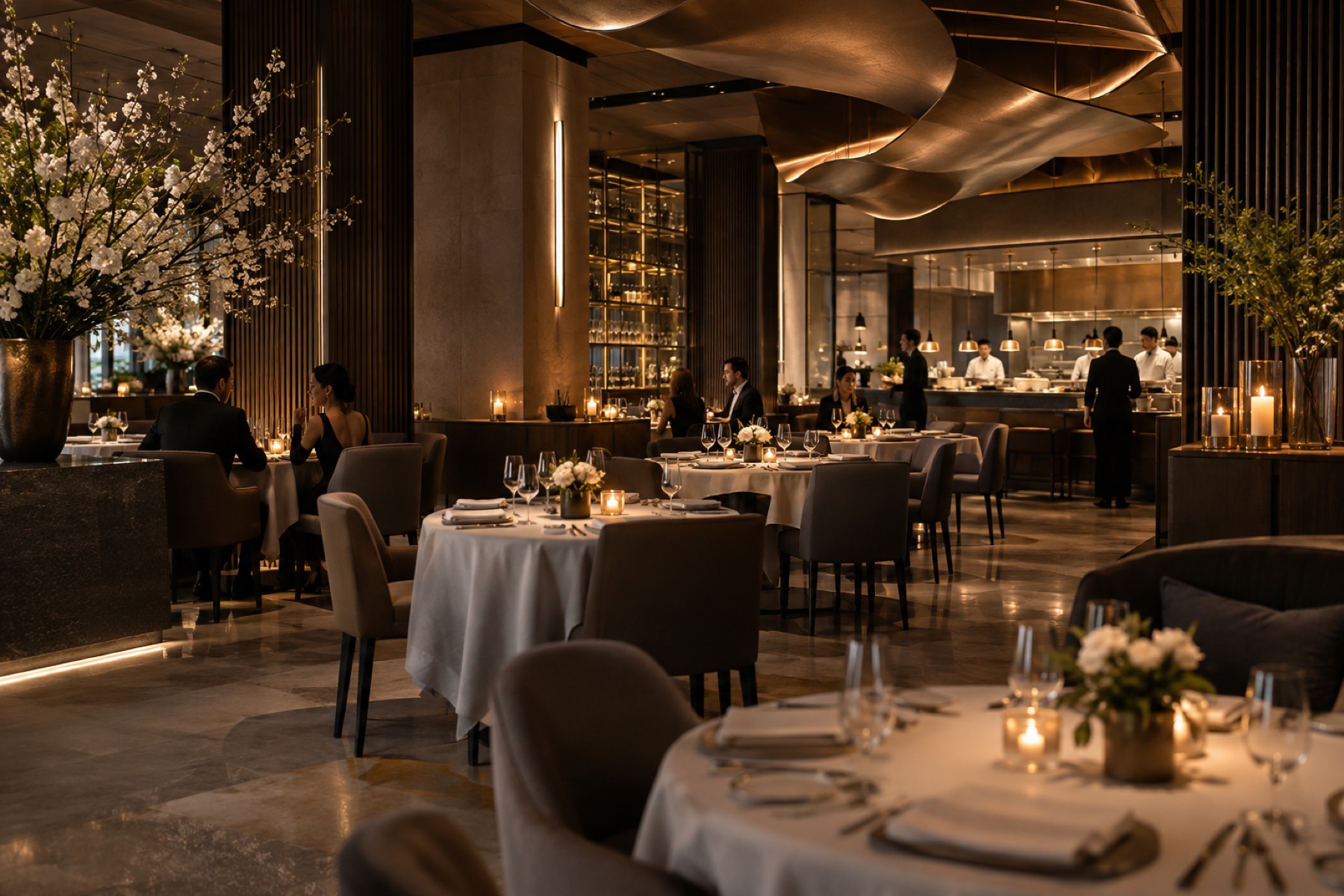高端主題餐廳 Fine Dining 情境示意